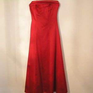 Strapless Evening Gown w/ Matching Shawl